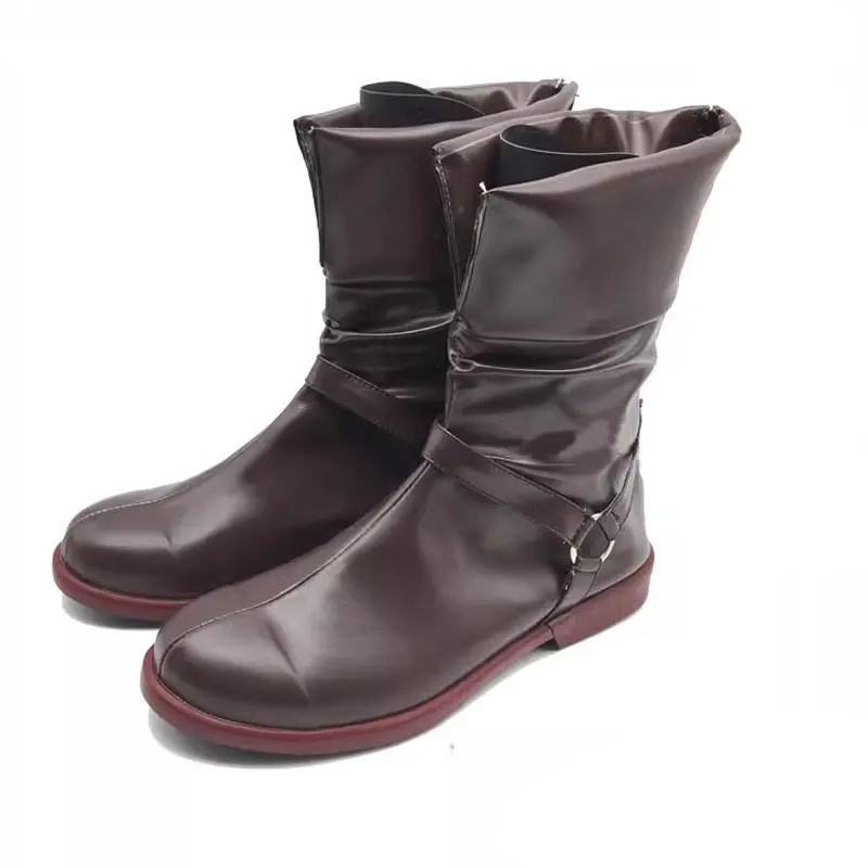 New Alchemist Edward Elric Cosplay costume  Shoes Anime Women Men Boots