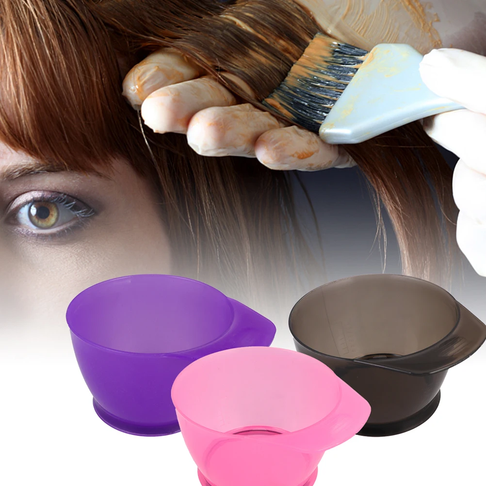 

2 шт., чаши для краски для волос, пластиковые чаши для тонирования, набор инструментов для окрашивания волос, прочный салон, сделай сам, аксессуары для домашнего использования, миска для окрашивания