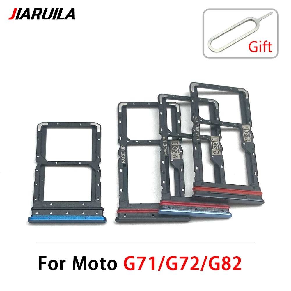 NEW Tested Micro Nano SIM Card Holder Tray Slot Holder Adapter Socket + Pin For Motorola Moto G52 G62 G72 G82 G71 5G G53 G73