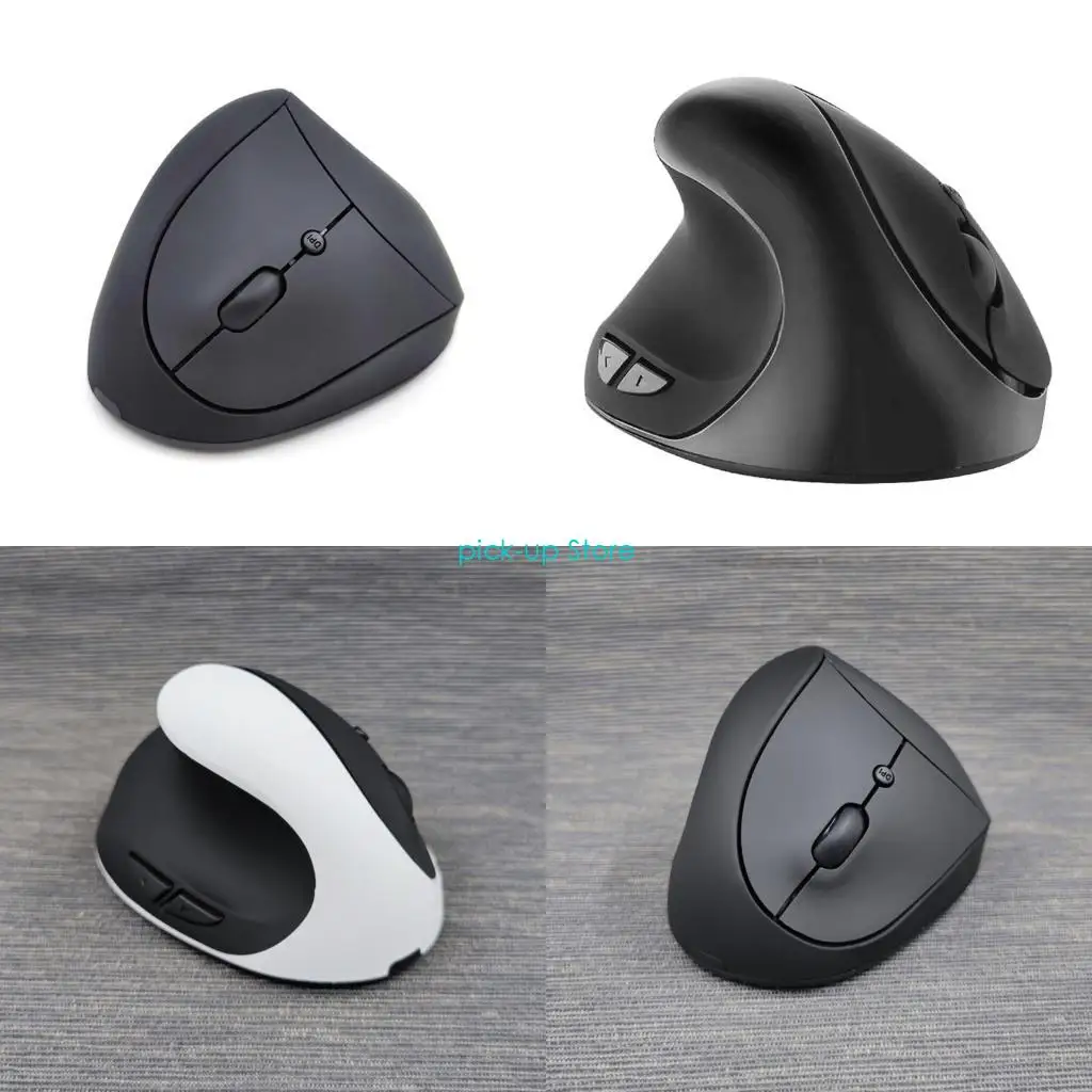 Q5WA اللاسلكية الماوس المريح الماوس الرأسي القابل للتعديل 800-1600DPI الماوس اللاسلكي للمستخدمين اليسرى لجهاز الكمبيوتر المحمول