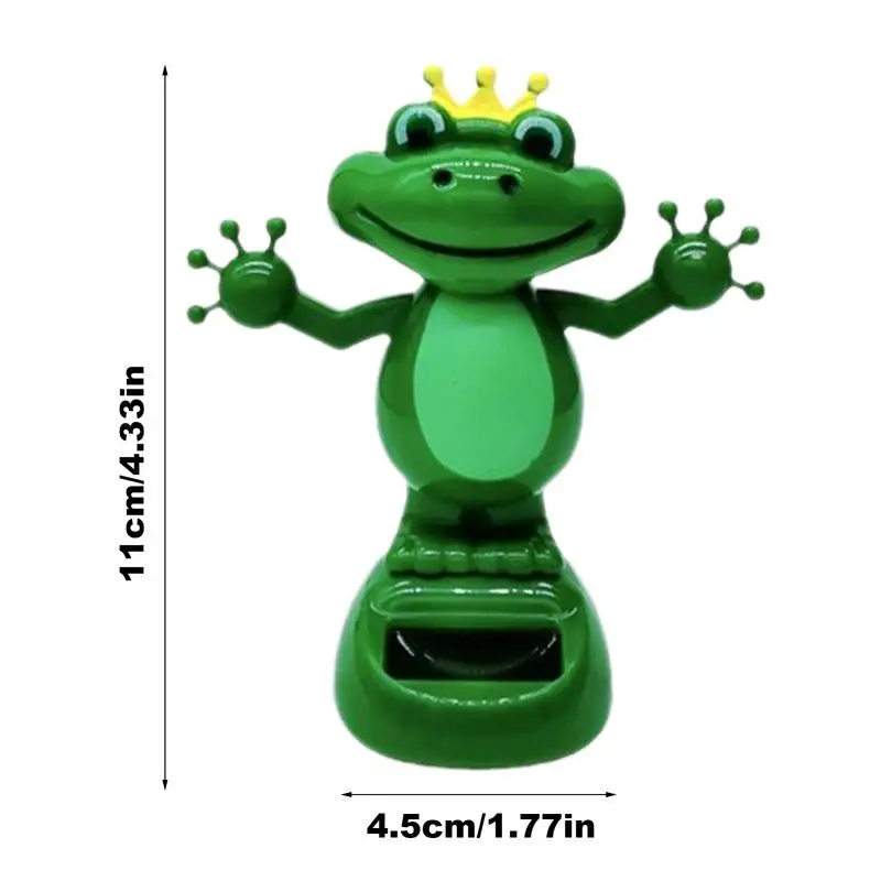 Rana Solar Dancer Dashboard Swinging Bobbing Animal Automatic Dashboard Shaking Hand Doll Swing Frog Prince Funny Shaking Toy