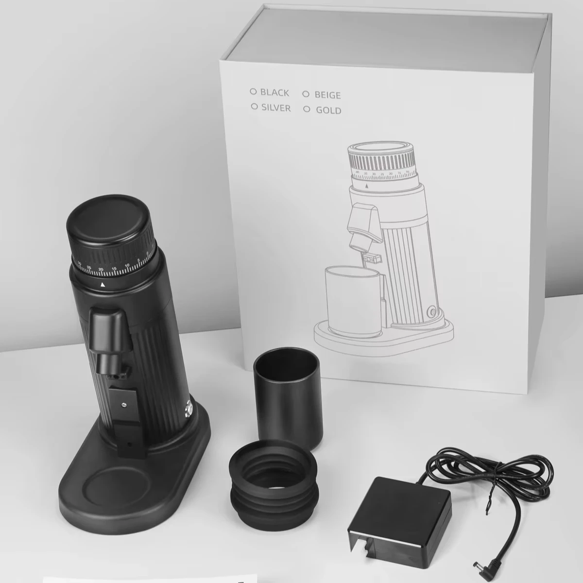 

Westgreen Hand-punched Italian All-round Electric Coffee Grinder Portable Home Office Use Coffee Bean Grinder Cone Knife 55mm