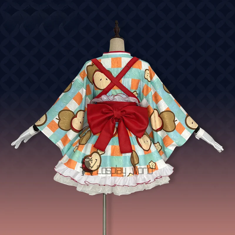 Arknights Myrtle Cosplay Costume Game Cute Colorful Dress Anime Clothes Women Halloween Carnival Party Role Play Uniform