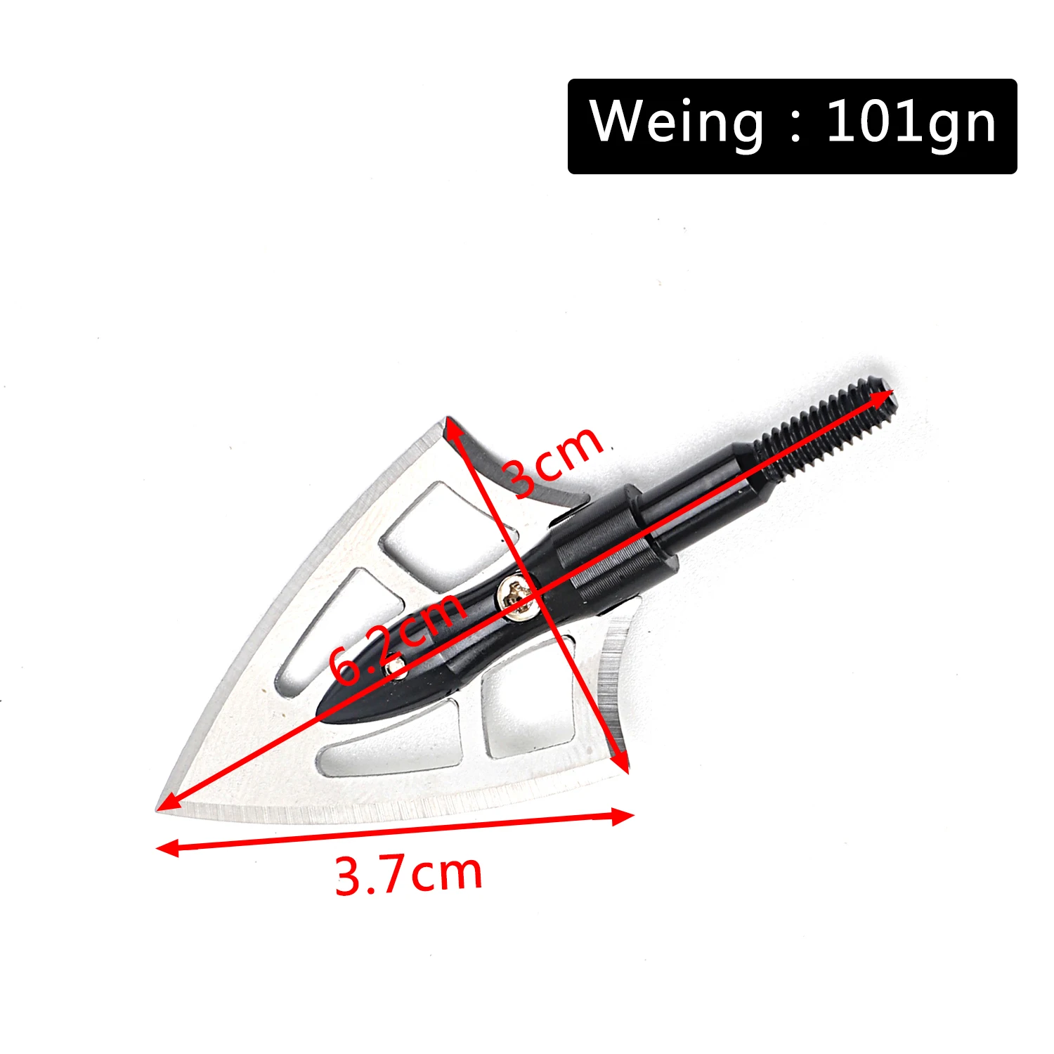 3 قطعة نصائح سهام الصيد رؤوس السهم برودهيدس للرماية قوس منحني مركب وأقواس متقاطعة وسهم #4