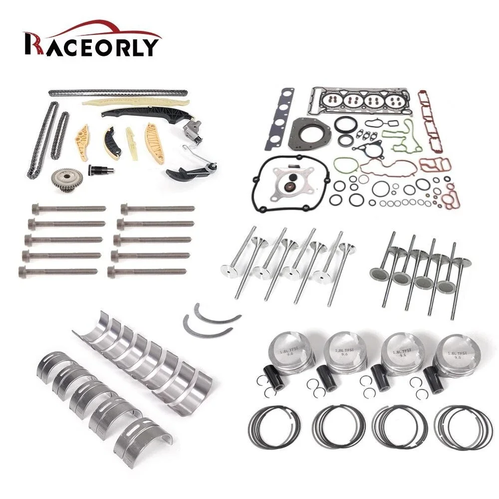

RACEORLY Engine Rebuild Overhaul Kit Φ23mm For VW CC Audi A3 A4 1.8 CDA CDH BZB