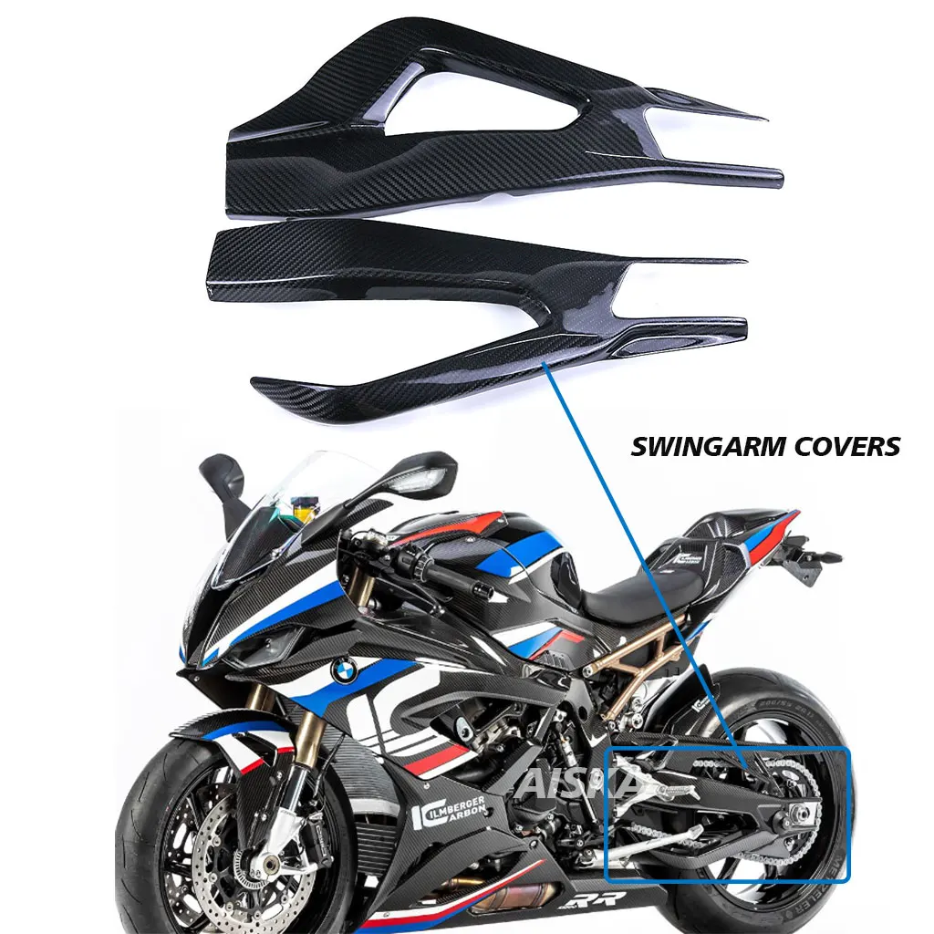 2023 Swingarm Cover For BMW S1000RR S1000R M1000R M1000RR 2019 - 2022 2024 Carbon Fiber Swing Arm Protector Motorcycle Accessory