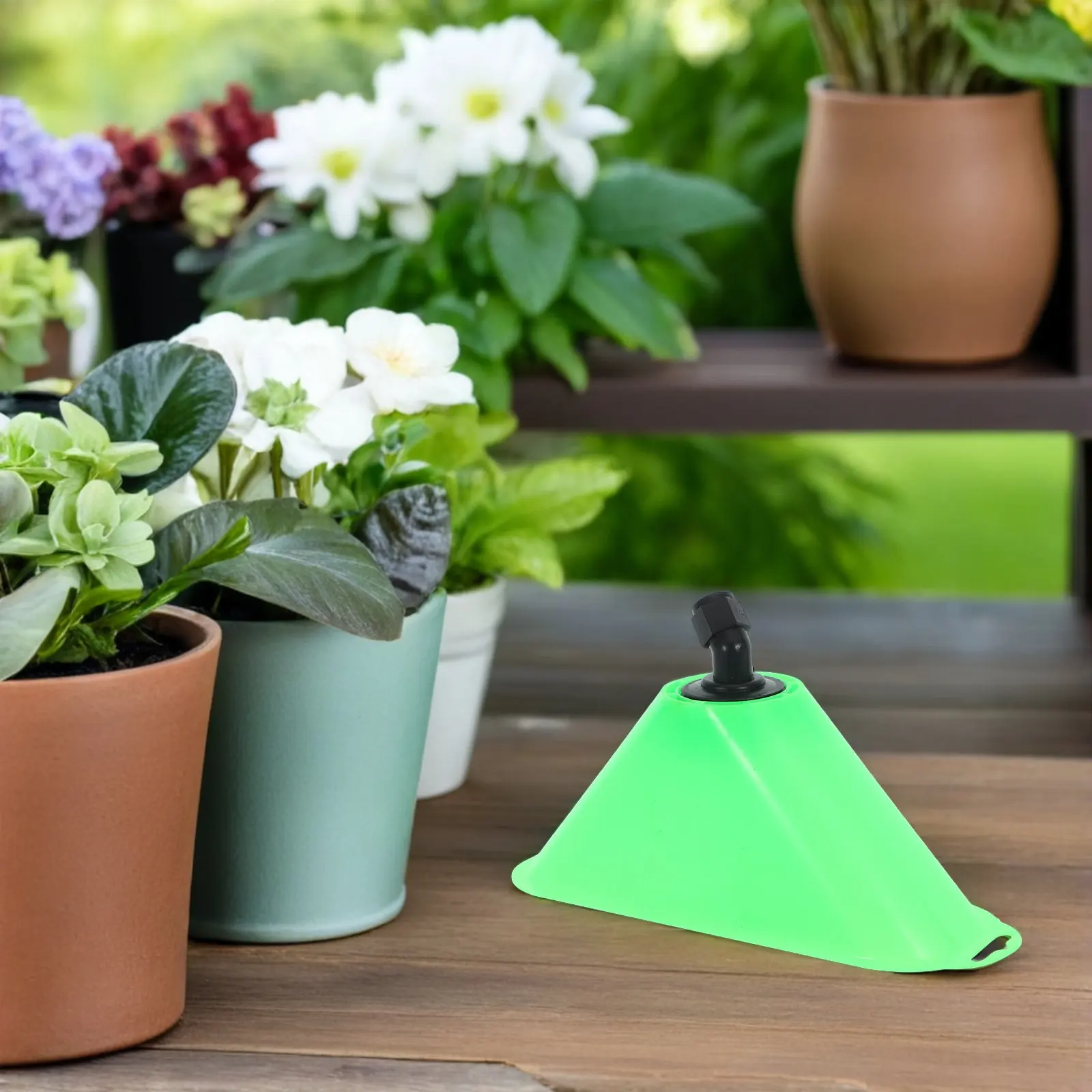 3Pcs Sprayer Guard Windproof Spray Nozzle Trumpet Design Uniform Fan Mist Drift Reduction for Farm Garden Nursery Tasks