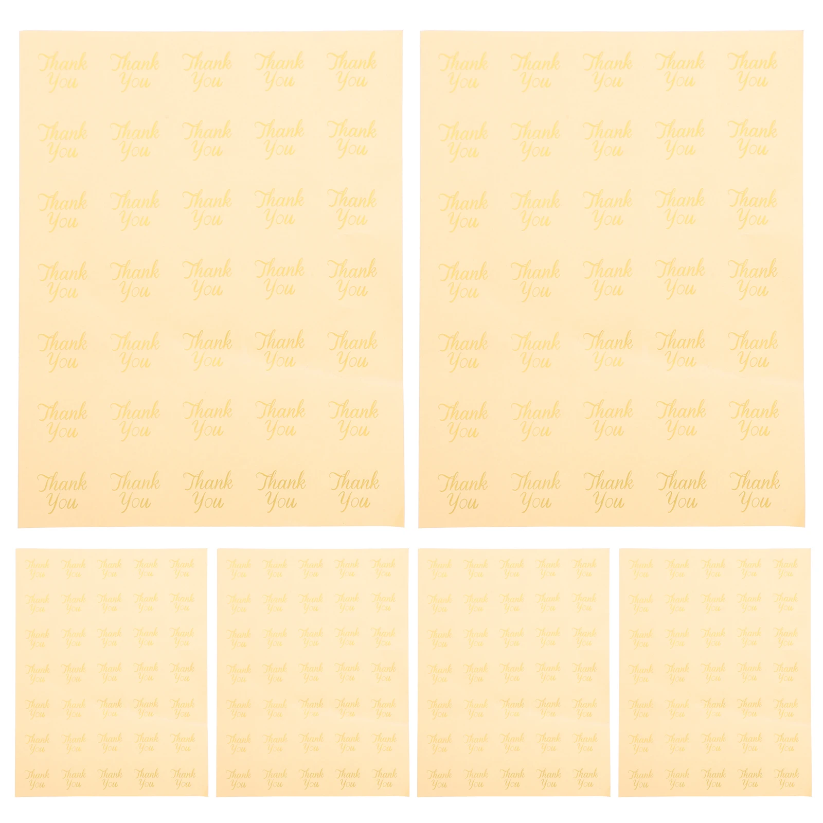 

280pcs Thank Stickers Wedding Envelopes Tags Gift Wrap Labels Favor Sticker For Giveaways Round PVC Non Fading