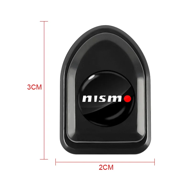 خطافات سيارة صغيرة سوداء ذاتية اللصق خطافات غير مرئية حامل تخزين داخلي لنيسمو نيسان قاشقاي جوك X-trail تيدا Teana