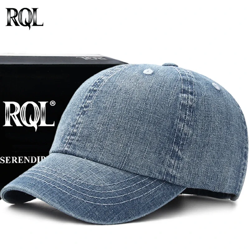 Baseball Cap for Men Women Unisex Autumn Winter  Washed Denim Hat Plain Solid Color Cotton Adjustable Outdoor Streetwear Fashion