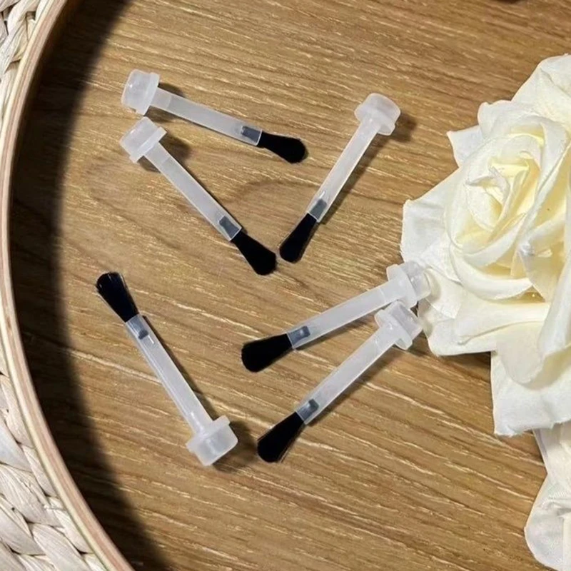 50 قطعة فرشاة الأظافر فرش تلميع استبدال رئيس فرشاة تراجع المتاح الاكريليك مسحوق رؤساء السائل تطبيق مجموعة تشذيب الأظافر #1