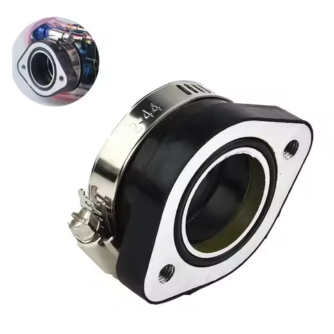 1X 48mm Motorcycle Carburetor Intake Adapter Guide Flange Manifold Suitable For 24 26 28 30mm Carburetor Accessories