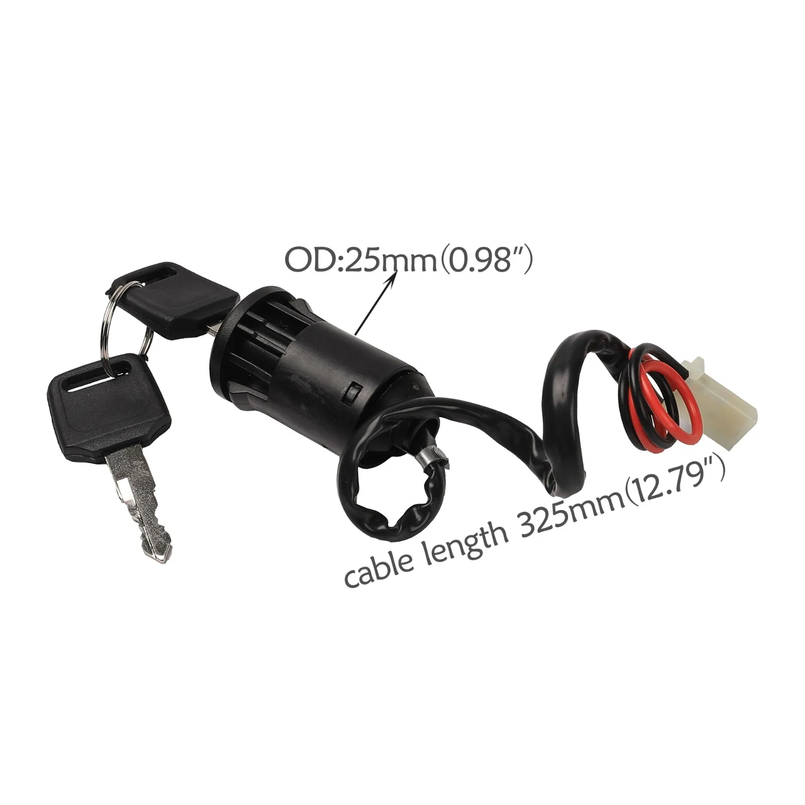 Controlador de velocidad del Motor de cepillo eléctrico, acelerador e interruptor de llave de encendido para Scooter, ATV, Quad, accesorios de motocicleta, 48V, 1000W