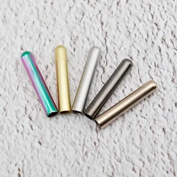 5 Colors Luxury 4pcs/set Round Colorful Metal Aglets for DIY Shoelaces Drawstring Women & Men Shoe Lace Tips Clothes Accessories