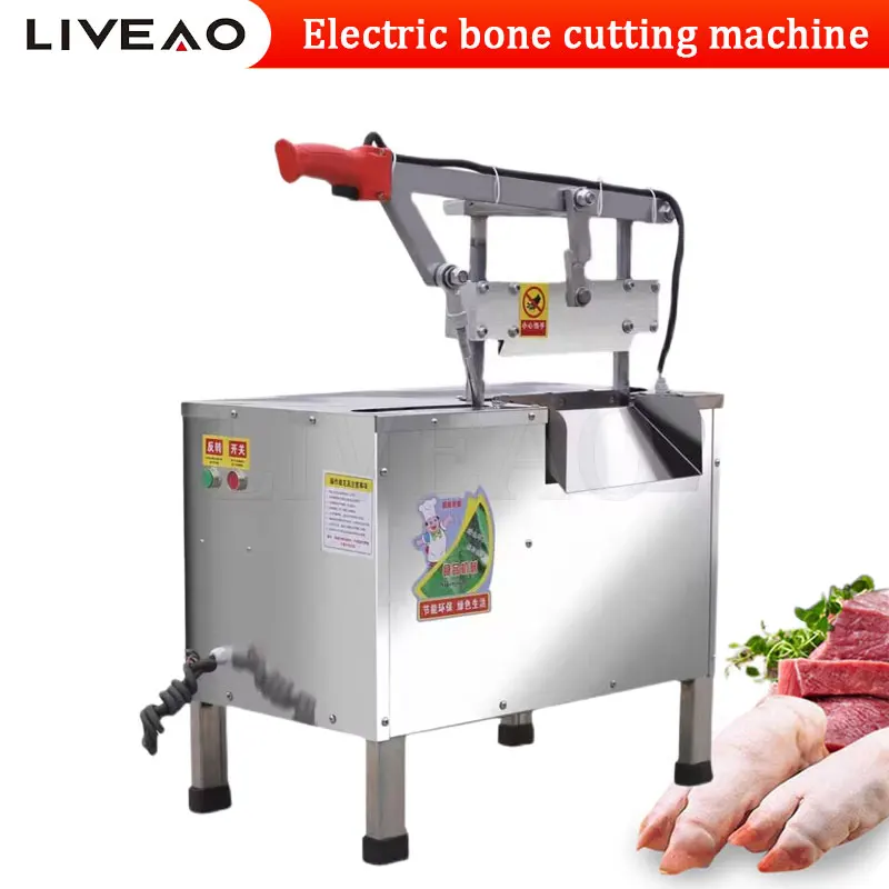 

Desktop Commercial Electric Bone Sawing Machine Frozen Meat Bone Cutting Blade Trotter Ribs Fish Meat Beef Saw Machine