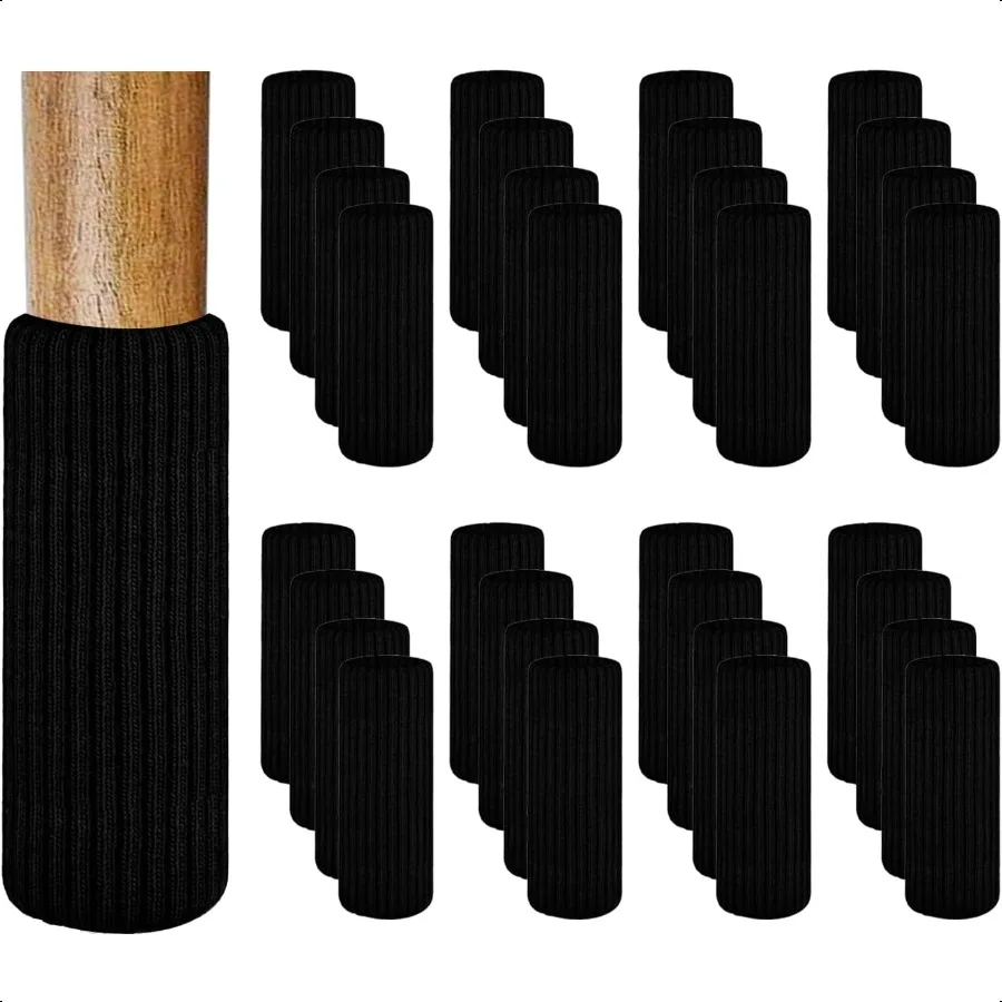 

32 PCS Chair Leg Socks Chair Leg Floor Protectors Do not Easily Fall Off Very Easy to Put on Fits All Leg Shapes Moving Easily
