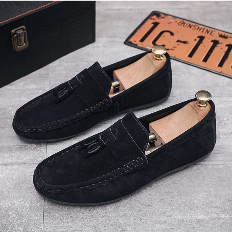 Men's Casual Shoes Fashion Classic Tassel Driving Casual Boat Shoes Men's High Quality Soft Sole Men's Loafers Moccasin Shoes