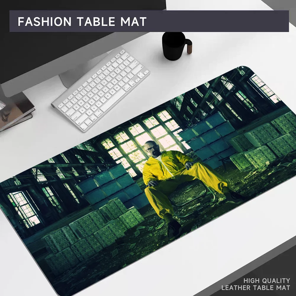 H-heisenberg breaking bad Mousepad 80x30cm XL Lockedge Office Computer Desk Mat Table Keyboard Big Mouse Pad Laptop Cushion