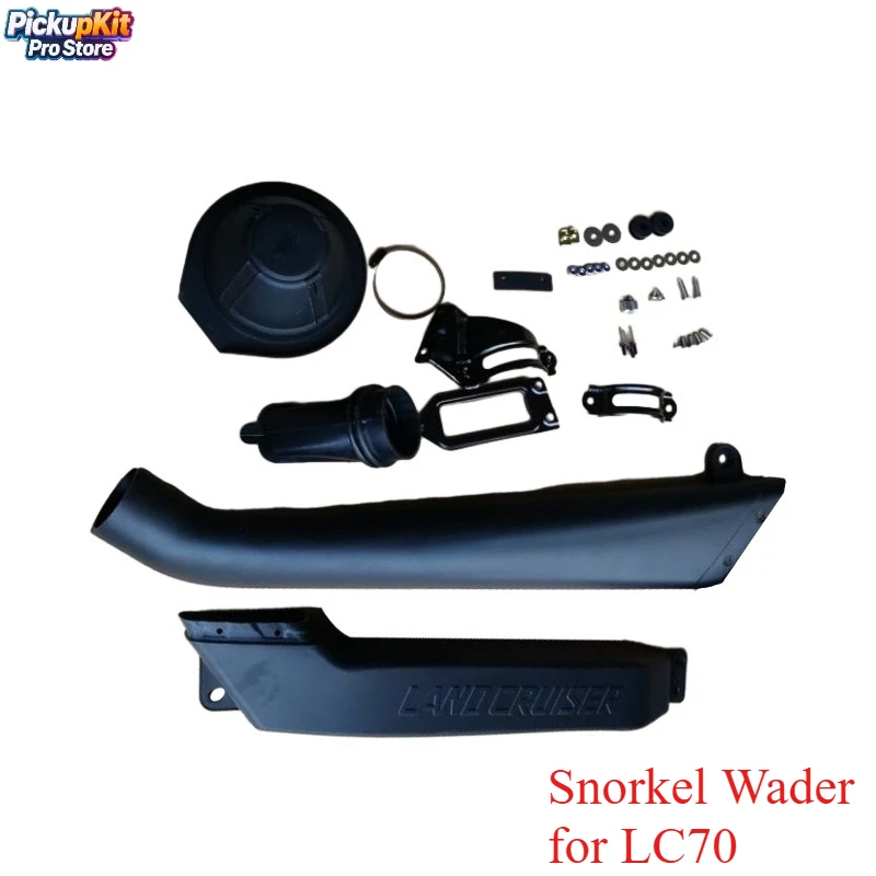 Wader de snorkel de plástico LLDPE duradero para LC70 serie 71/73/75/78/79 4.2L/4.0L/4,5L 700mm vadear + tubo de entrada EPDM