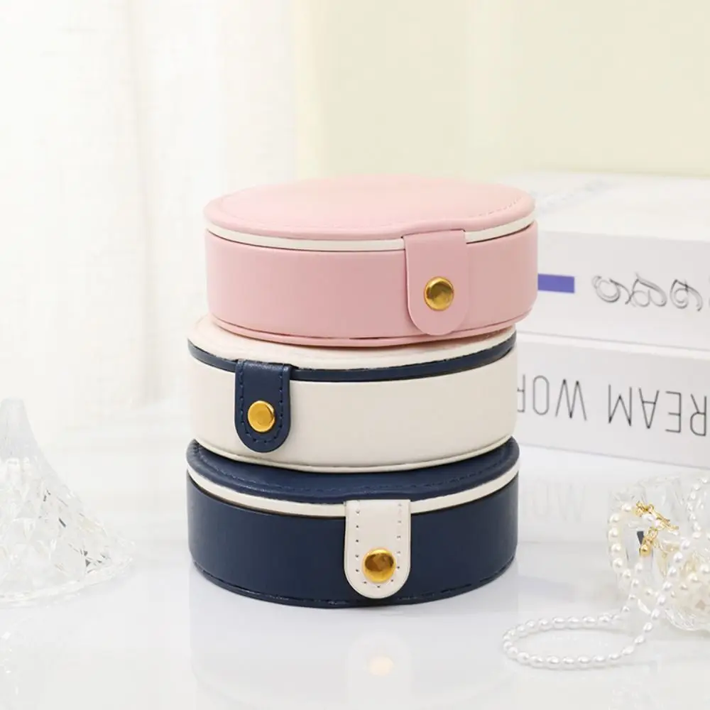 Mini Earring Ring Necklace Storage Box Durable Portable Jewelry Display Holder Multifunction Dust Prevention Jewelry Storage Box