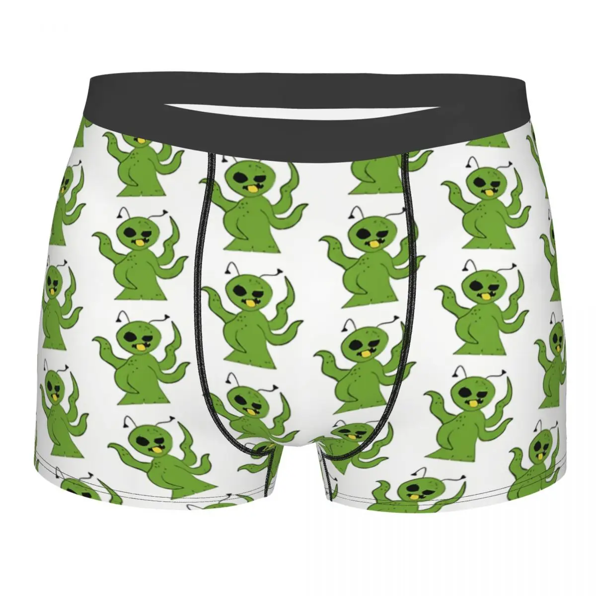 Green Monster Man's Boxer Briefs Underwear Alien Highly Breathable Top Quality Sexy Shorts Gift Idea