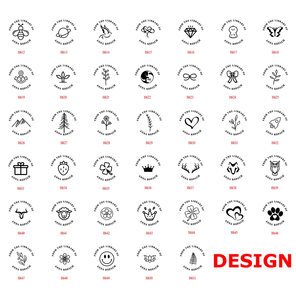 

Logo Design Customized Embossed Stamp Personalized Custom Book Embosser Seal for Wedding Invitation Embossing Paper Stamps