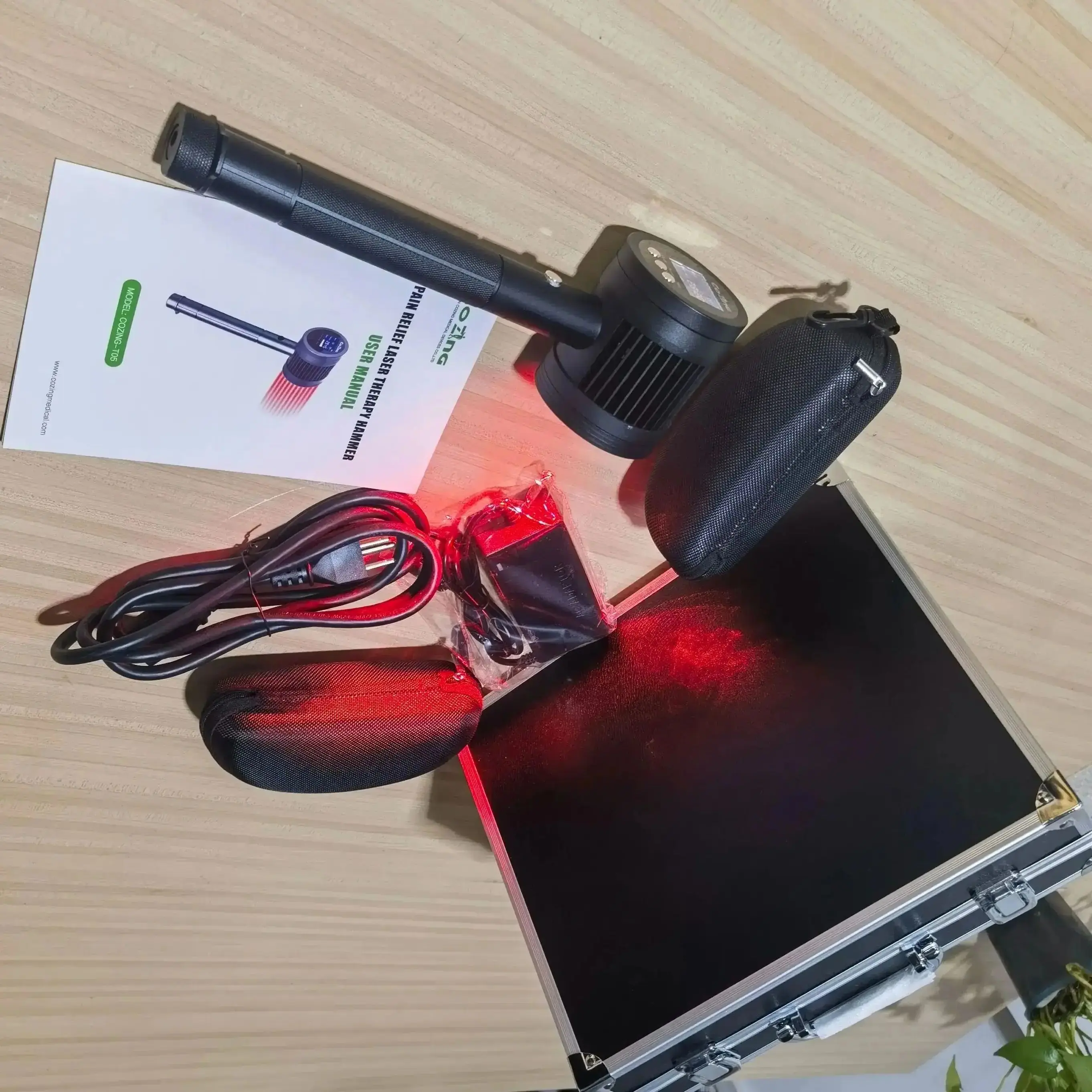 

Multi-functional Cold Laser Therapy Device 650nm 808nm 25Diodes, Physiotherapy Equipment for Pain Relief and Relaxation