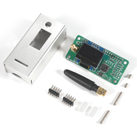 New UHF VHF UV MMDVM Hotspot For P25 DMR YSF DSTAR NXDN Raspberry Pi  + OLED+ Metal case + Antenna
