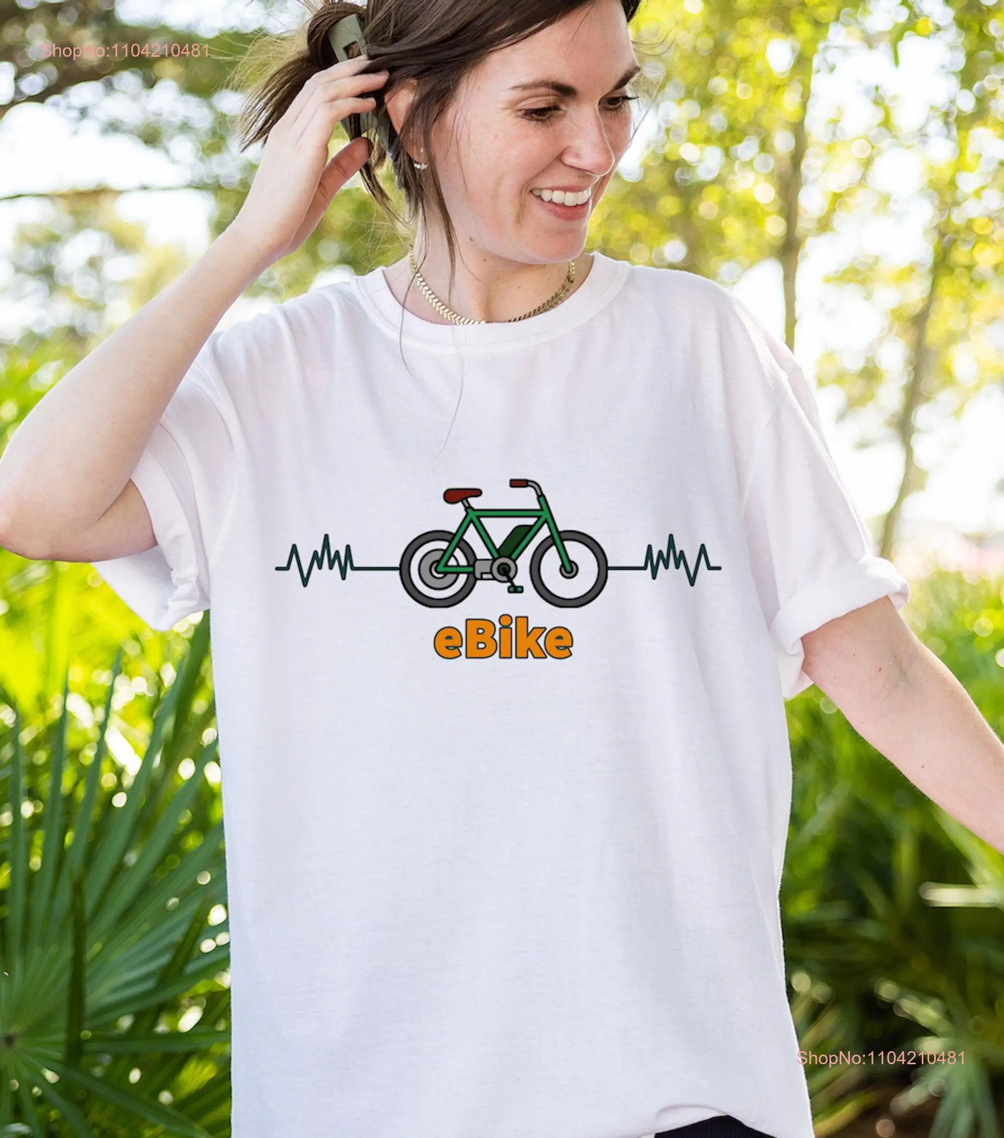 eBike T Shirt eBiking Accessories long or short sleeves