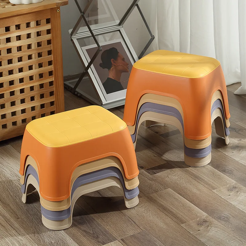 

Home Living Room Children'S Low Stool Solid Small Square Stool Kindergarten Classroom Low Stool Bathroom Non-Slip Small Chair