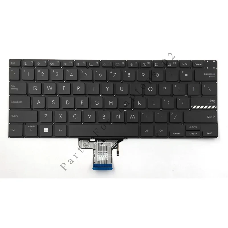 pp New For Asus VivoBook Pro 14 M3400 M3400Q M3400QA M3401QA M3401QC M3401QC-EB74 K3400PA Laptop Keyboard US Backlit