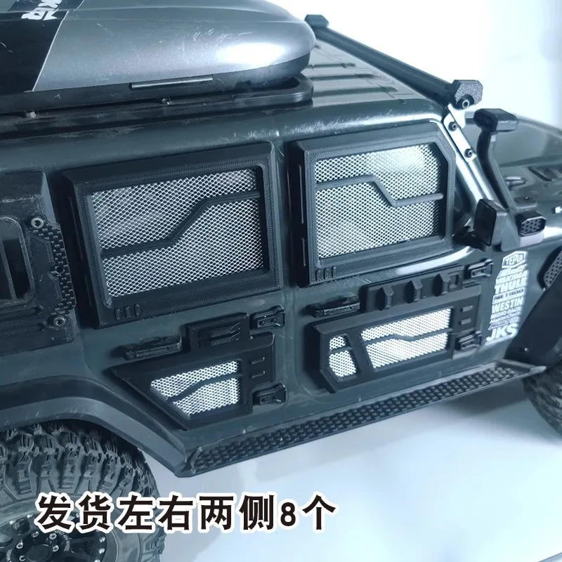 RLAARLO MK07 1/7 RC Crawler Body Armor Deur- en raambeschermers Krasbescherming Installatie zonder boor voor off-road truck-upgrades