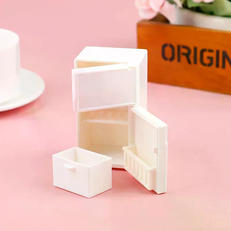 /GJ/Miniature Bench Refrigerator Toys Kitchen Home Furniture Decoration Dollhouse