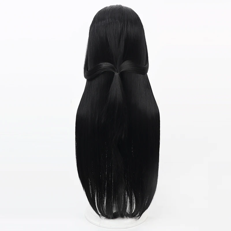 Game Goddess of Victory NIKKE Long Black Hair Wig Women Long Straight Heat-resistant Synthetic Hair Wigs for Movie Anime Cos
