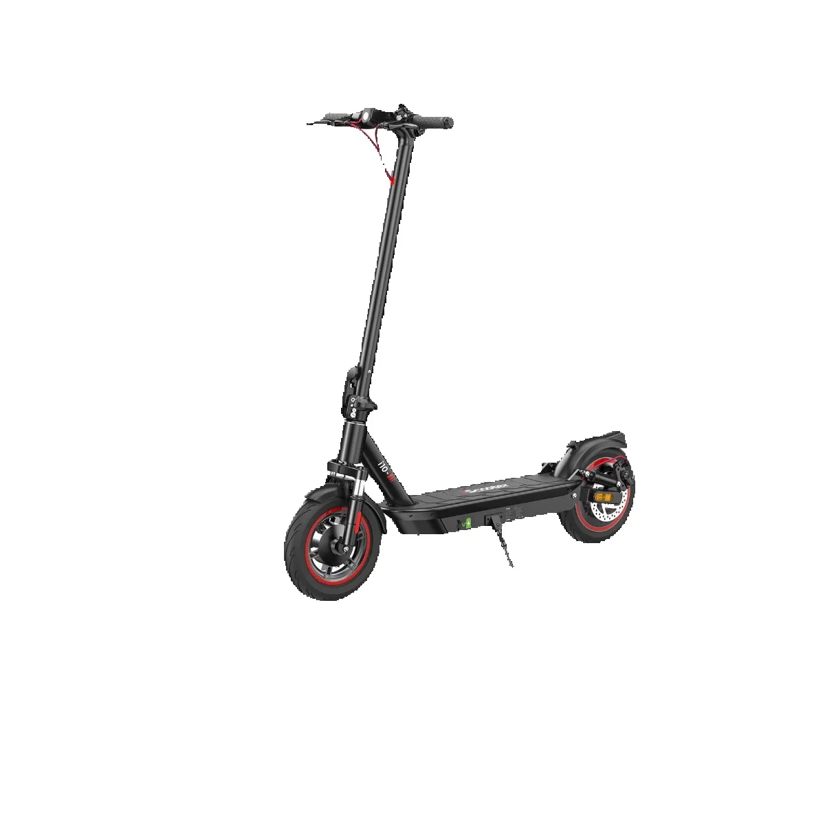 Iscooter I10 Elektroroller für Erwachsene 650W Motor 42V15Ah Batterie 40Km/h Höchstgeschwindigkeit 45Km Reichweite 10 Zoll Reifen APP-Steuerung Stoßdämpfer Klappbar Scheibenbremse