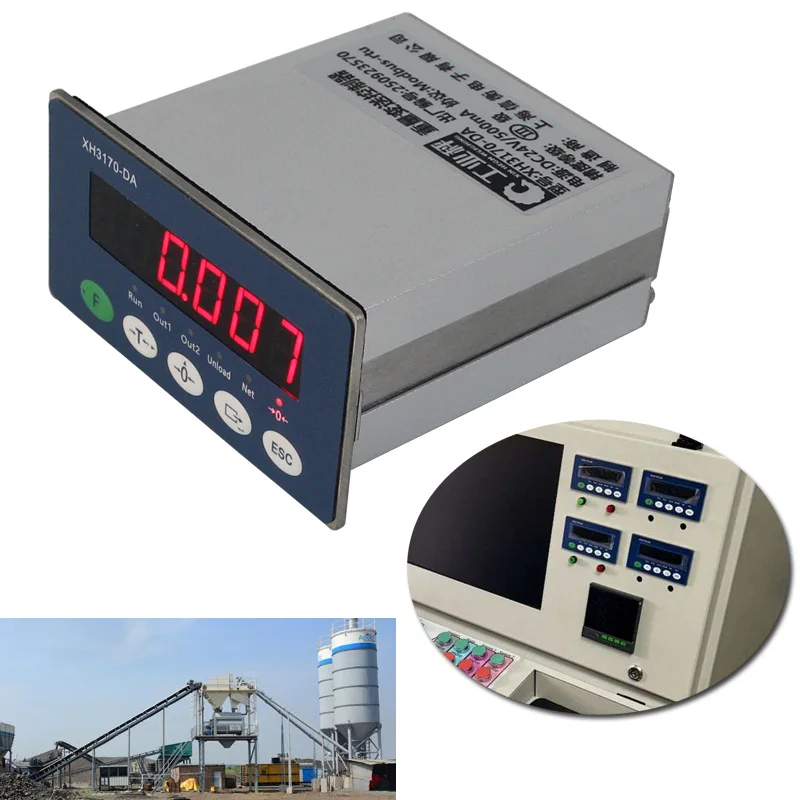 XH3170-DA simulation RS485 4~ 20mA concrete batching plant sensor scale control system transmitter weighing