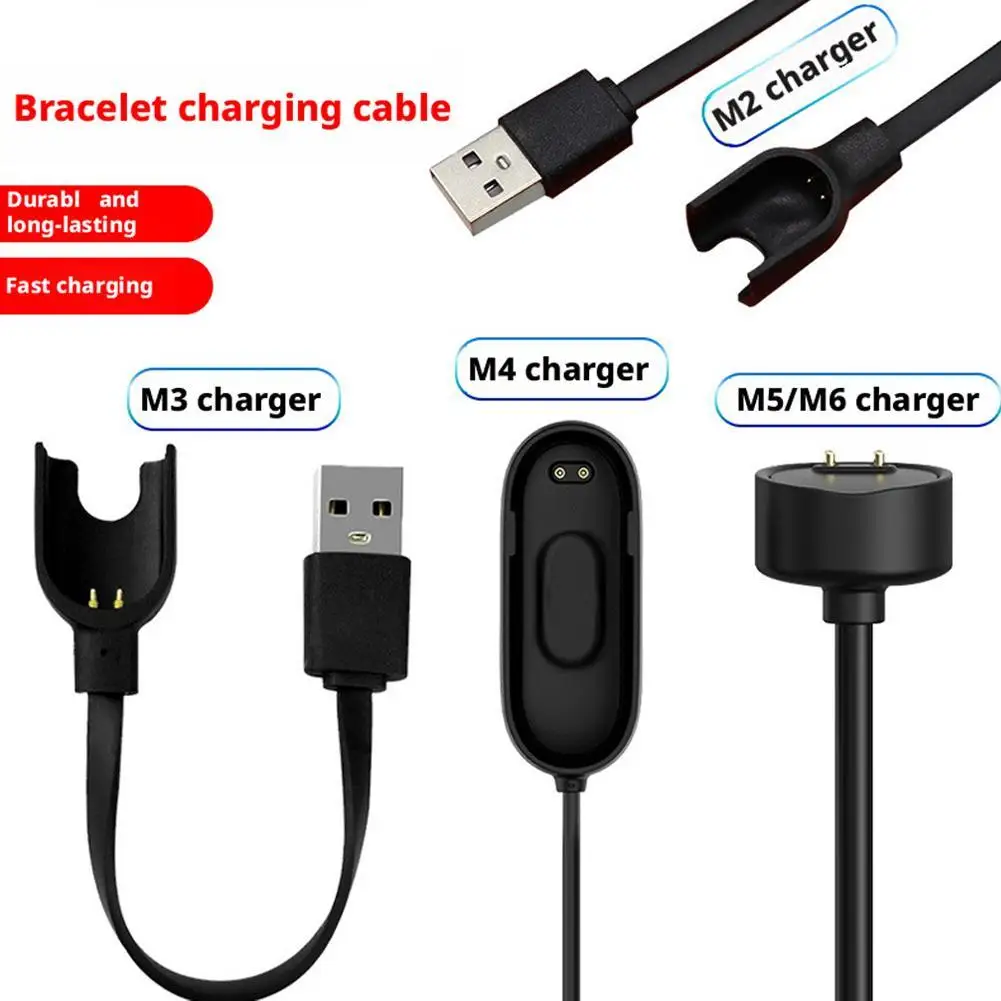 

For Xiaomi Mi Band Charger Smart Band/Watch Charging Cable M2, M3, M4, M5 For Xiaomi 7Pro, 8Pro 9active For Mi Accessories