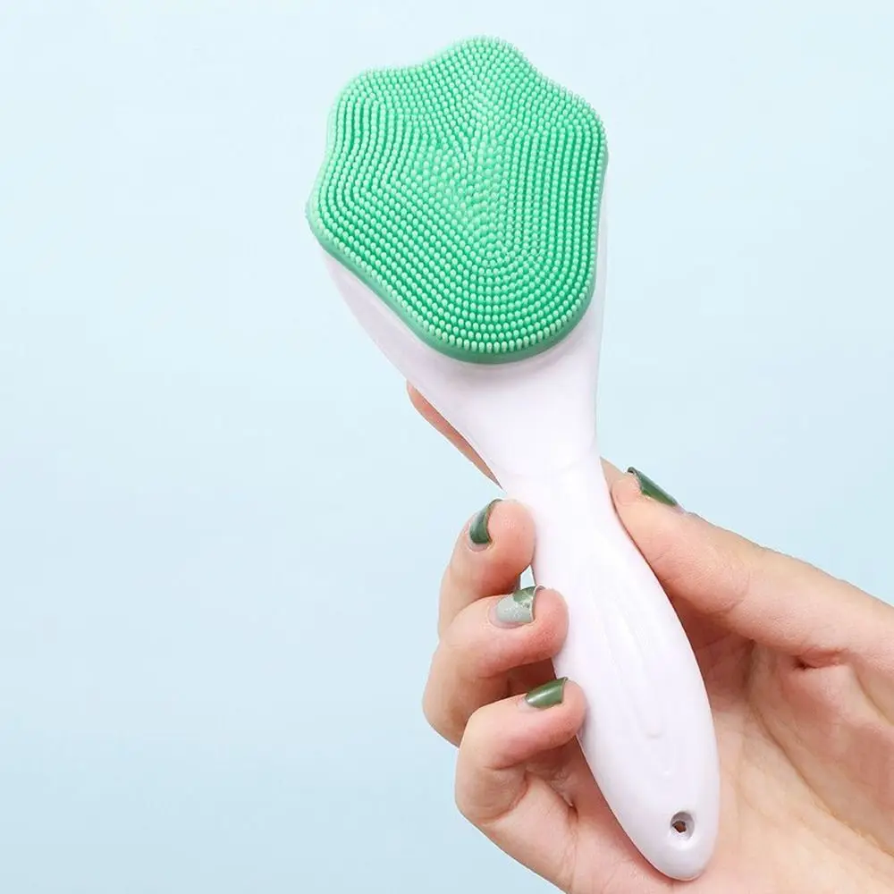 Silicone Silica Gel Facial Brush Cat Paw Shape Blackhead Remover Exfoliating Facial Brush Soft Skin Care