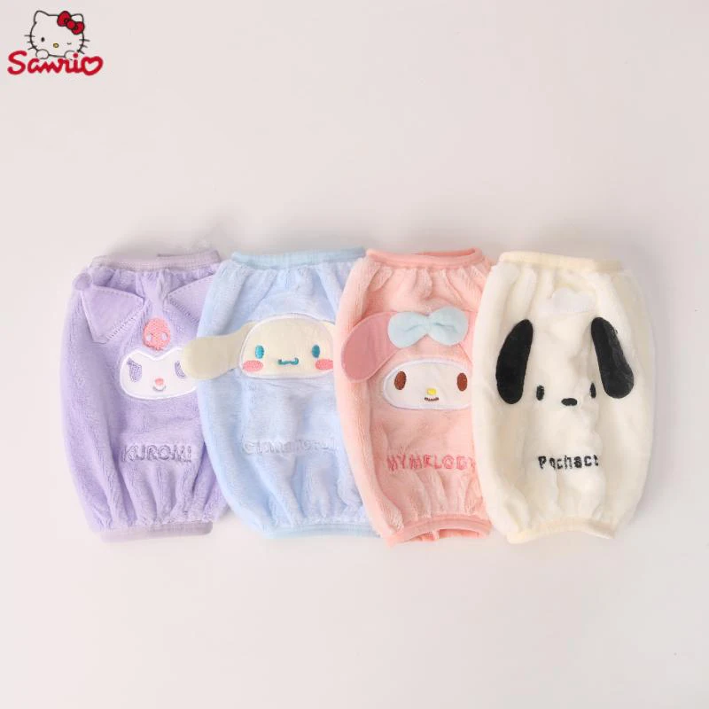 

Anime Cartoon Sanrios Accessories Kuromi Cinnamoroll My Melody Kawaii Cute Girl Sleeve Home Anti-Dirty Sleeve Children's Gifts