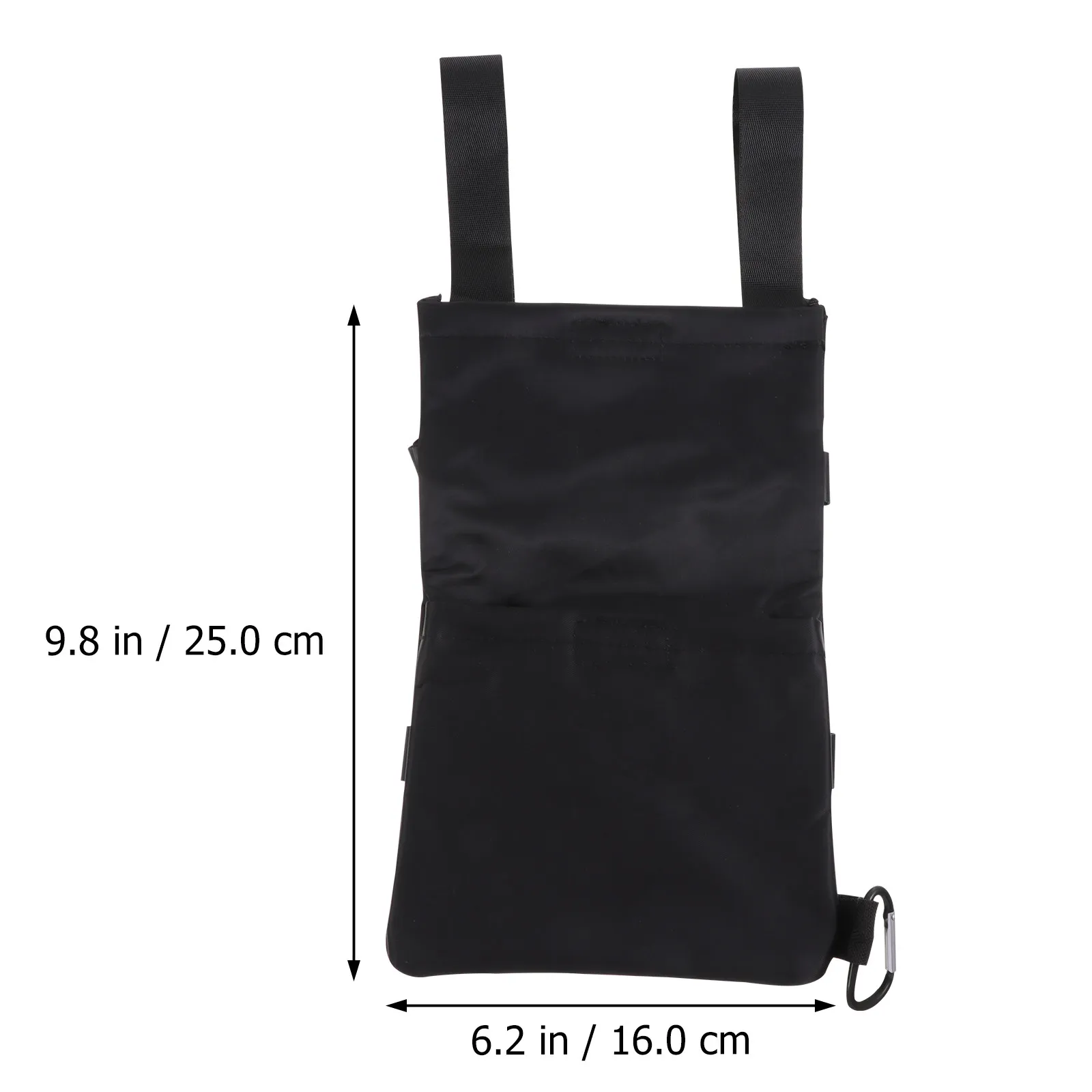 Crutch Pouch Bag Double Pocket Multifunctional Adjustable Loop Underarm Storage Portable Crutches Accessories Oxford Travel