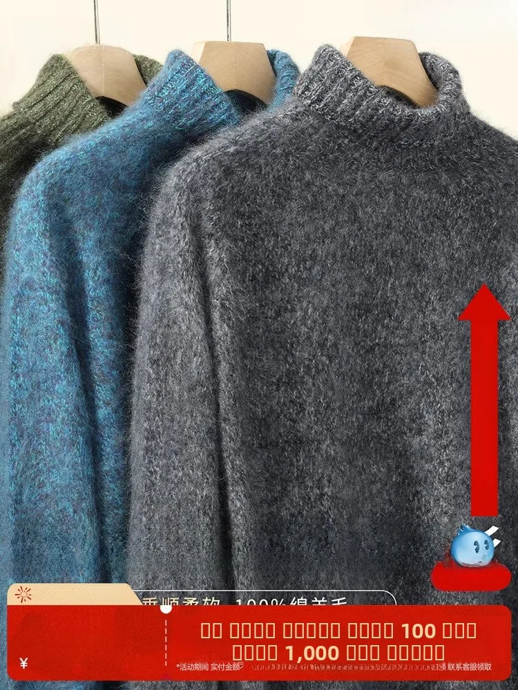 

Snow mid Flng 00 Wool High Ne Pullover Women's Sweater Soft Cozy Autumn Winter Faion Simple Sle Premium Quali Base...