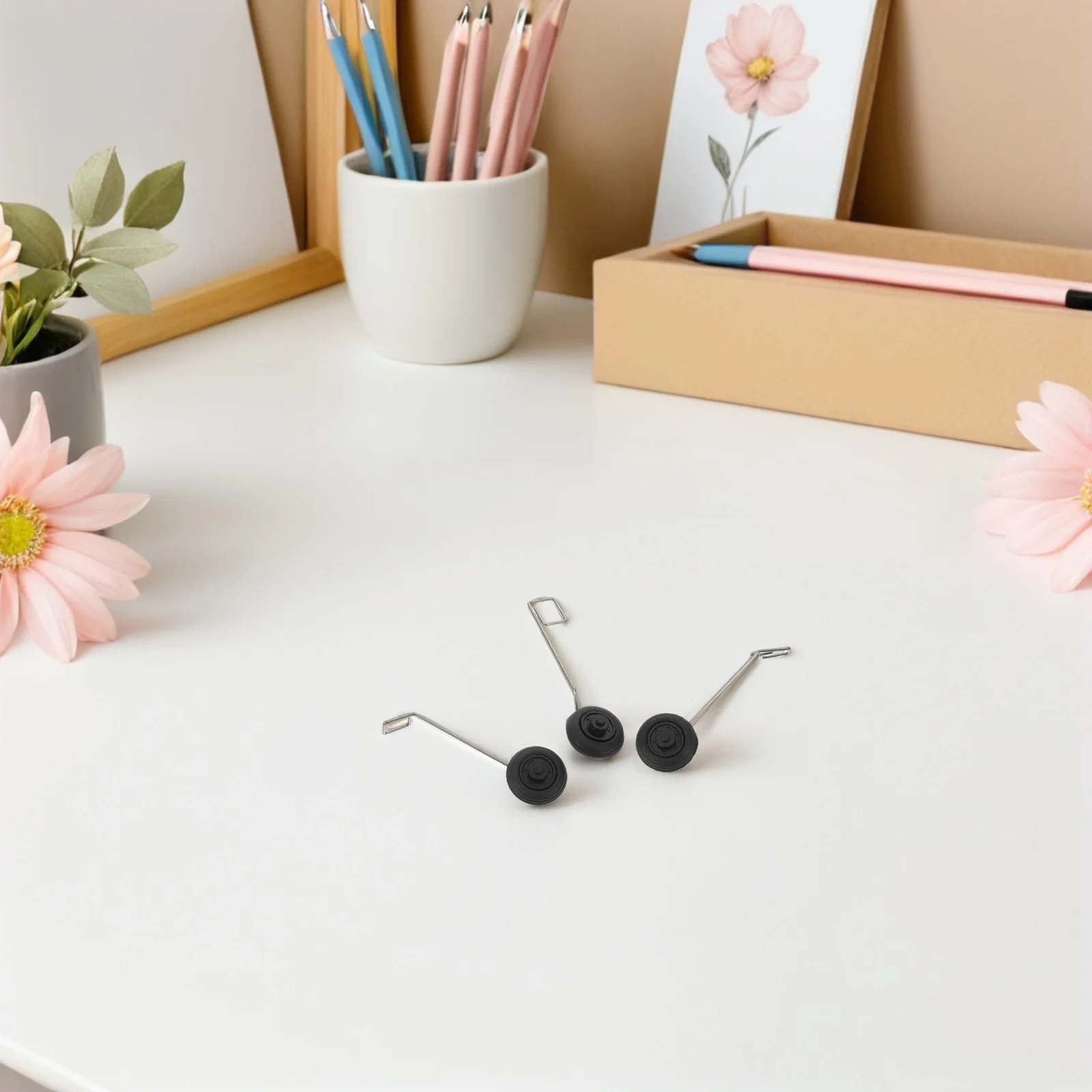 3Pcs Rc Airplane Landing Gear Parts Set Compatible Multiple Models Precision Engineering Flight Efficiency Safety