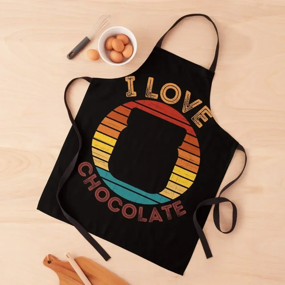 I Love Chocolate Apron nail tech supplies Things For Home And Kitchen Apron