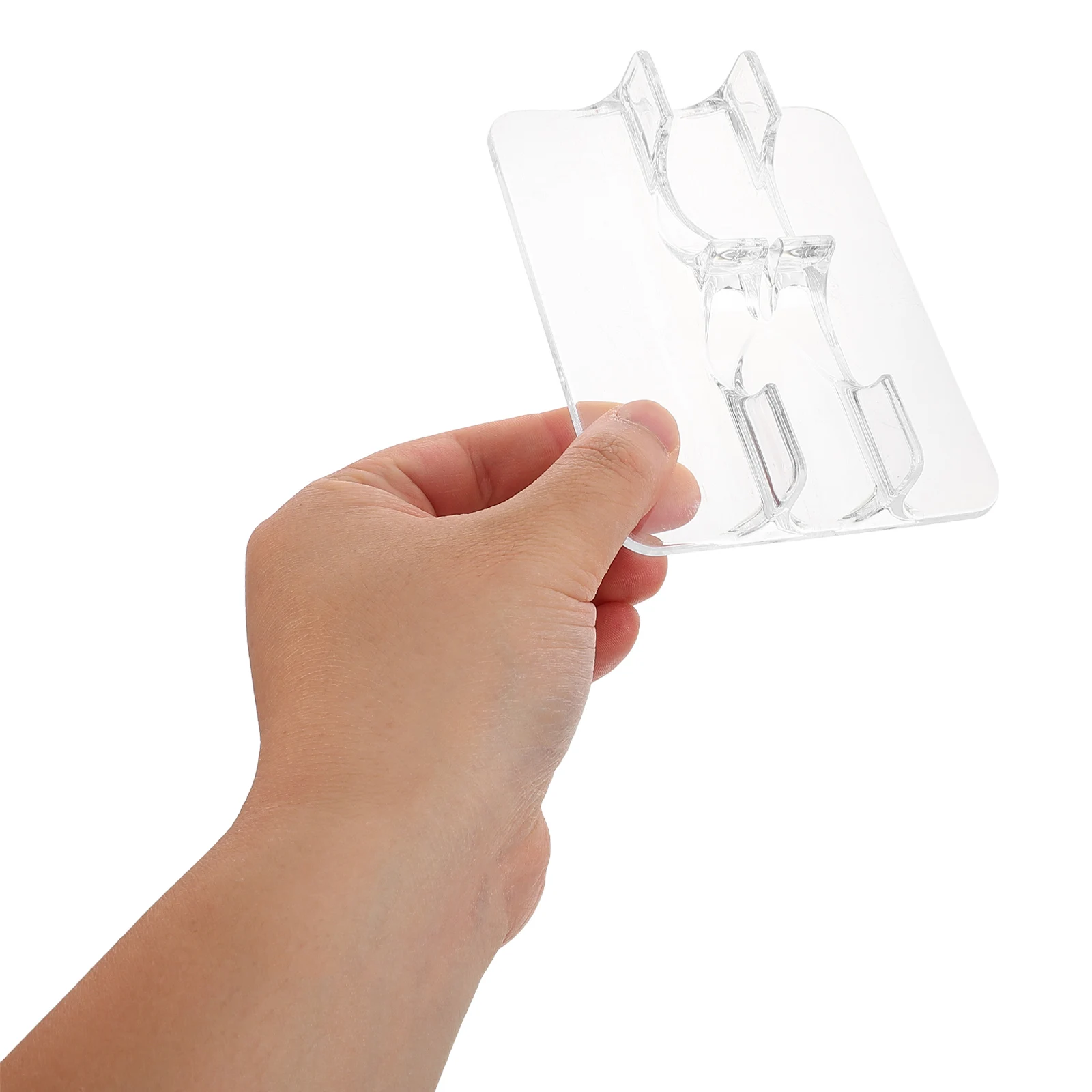 

2pcs Inline Display Stand Clear Holder Roller Skate Rack Roller Skate Plates Shoe Accessories Plastic Flashing Wheel