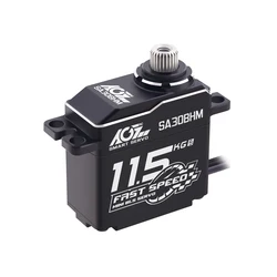 AGFRC SA30BHM 11.5KG HV High Speed Programmable Motor Brushless Mini Smart Steering RC Servo for 1/12 1/16 RC Car Rock Crawler