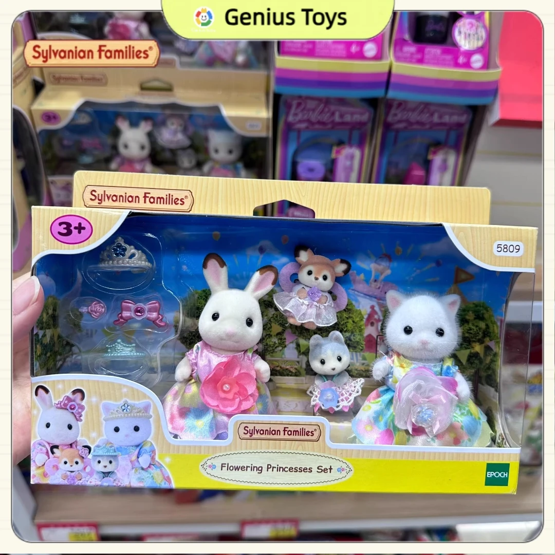 

Sylvanian Families аниме олень для малышей принцесса набор милые цветения индивидуальная коллекция игрушек для детей ролевые игры рождественские подарки
