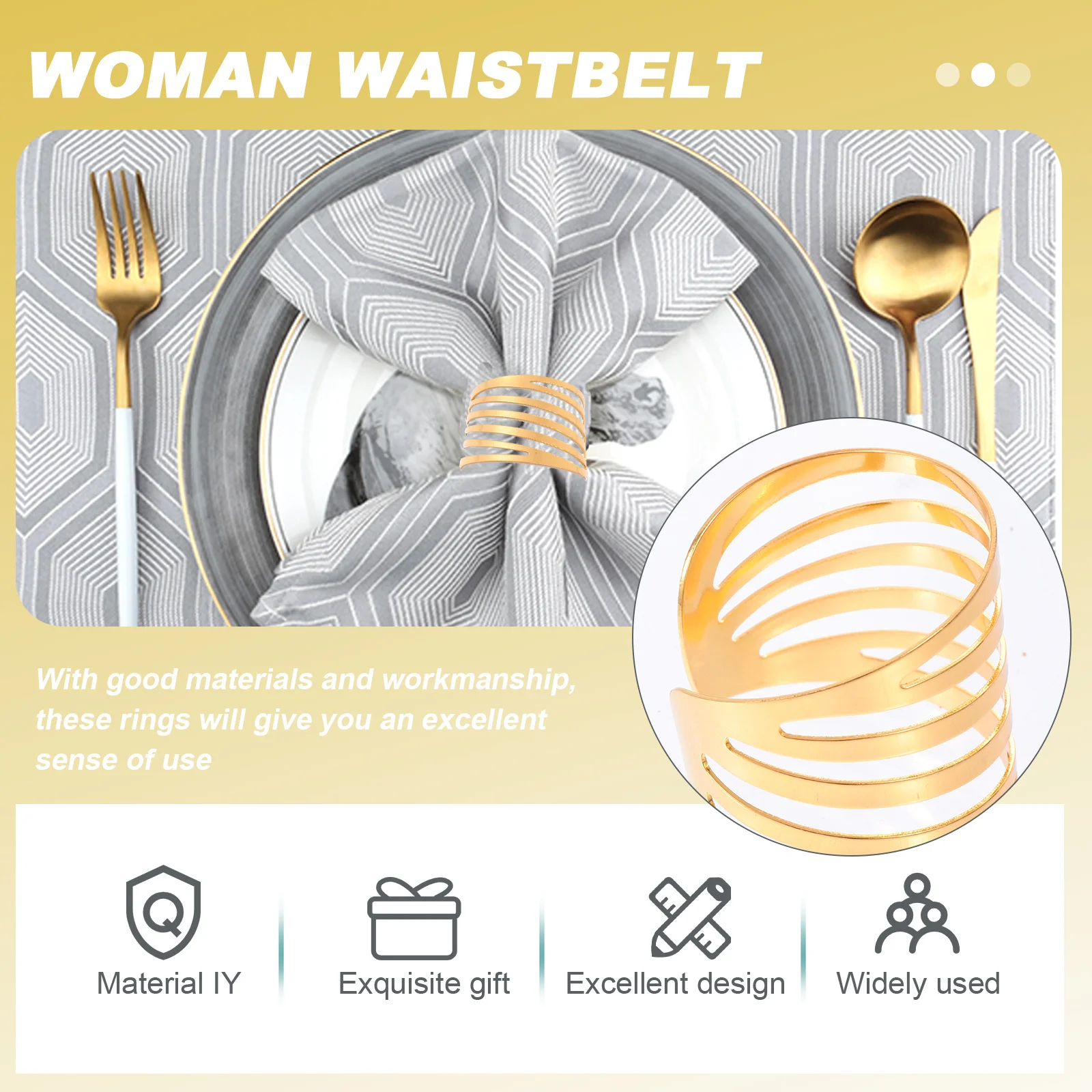 

12pcs Metal Ring Retro Leaf Design Table Decoration Festival Napkin Buckle For Party Home Kitchen Decor Iron Napkin Holder