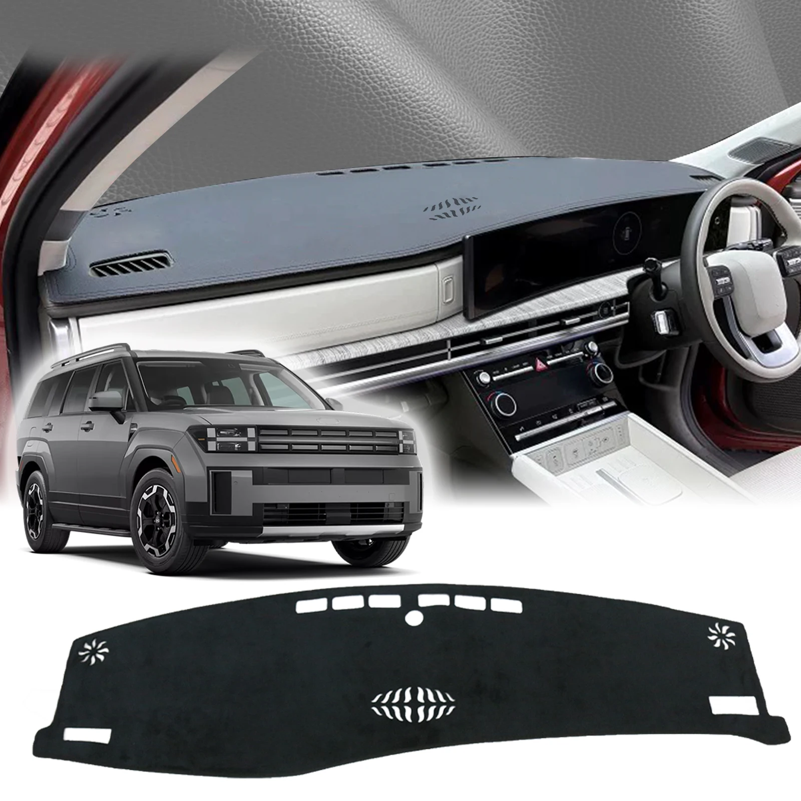 

fit for Hyundai Santa Fe Santafe 2024-2026 MX5 Car Accessories Dashmat Protective Carpet Dashboard Cover Pad DashMat Sunshade