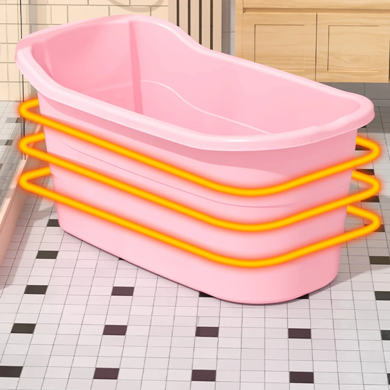 Portable Lavacabezas Acrylic Toilet Elderly Large Family Pool Hot Tub Outside Goods Pedicure Foot  Bath Half Body Bathtub
