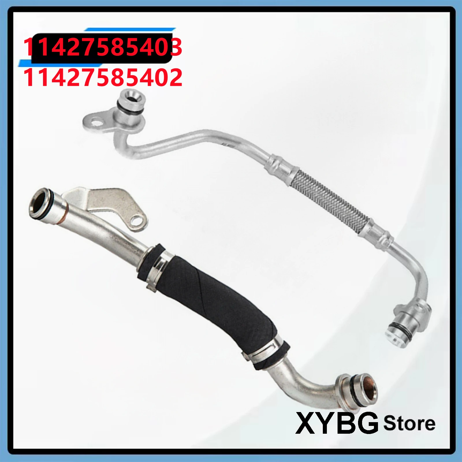 

Engine Turbocharger Oil Hose 11427585403 11427585402 for BMW E84 F25 E70 F15 F85 E71 F16 F86
